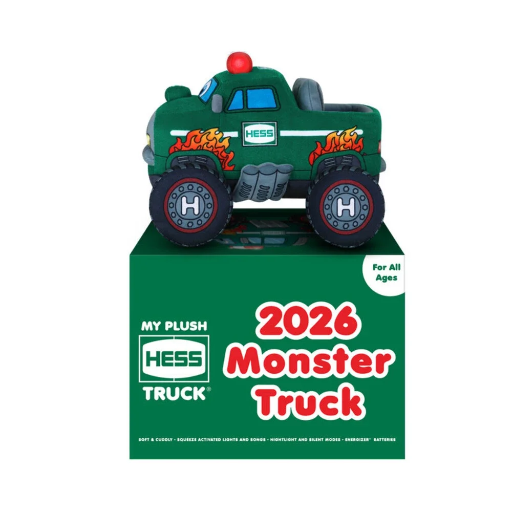 Hess Toy Truck 2026 My Plush Monster Truck Musical Light Up Sealed In Box